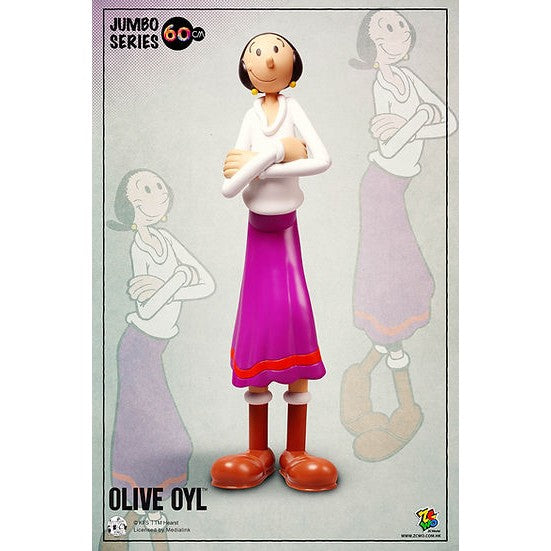 Olive Oyl - 90th anniversary 60cm (Retro) Figure By ZCWO - Medaid International
