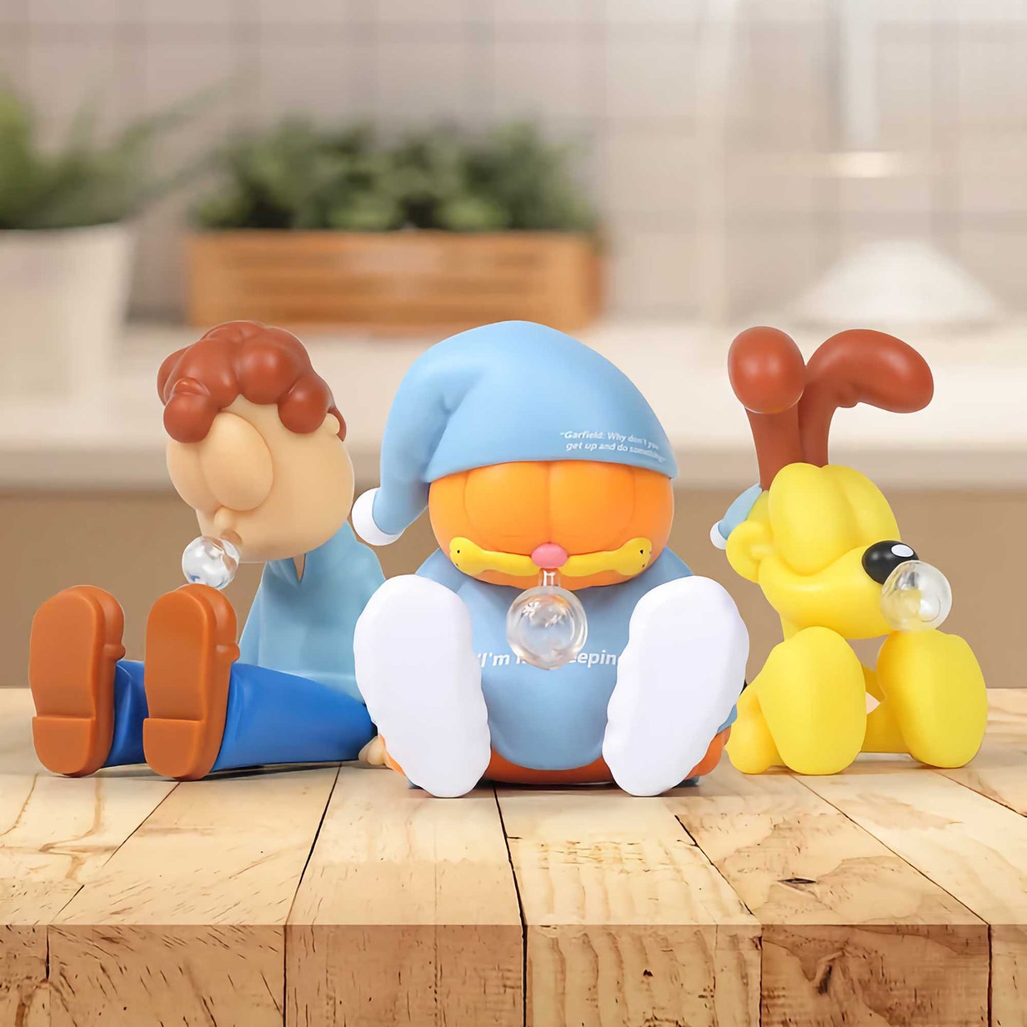 Sleeping Garfield Family Figure By ZCWO - Medaid International