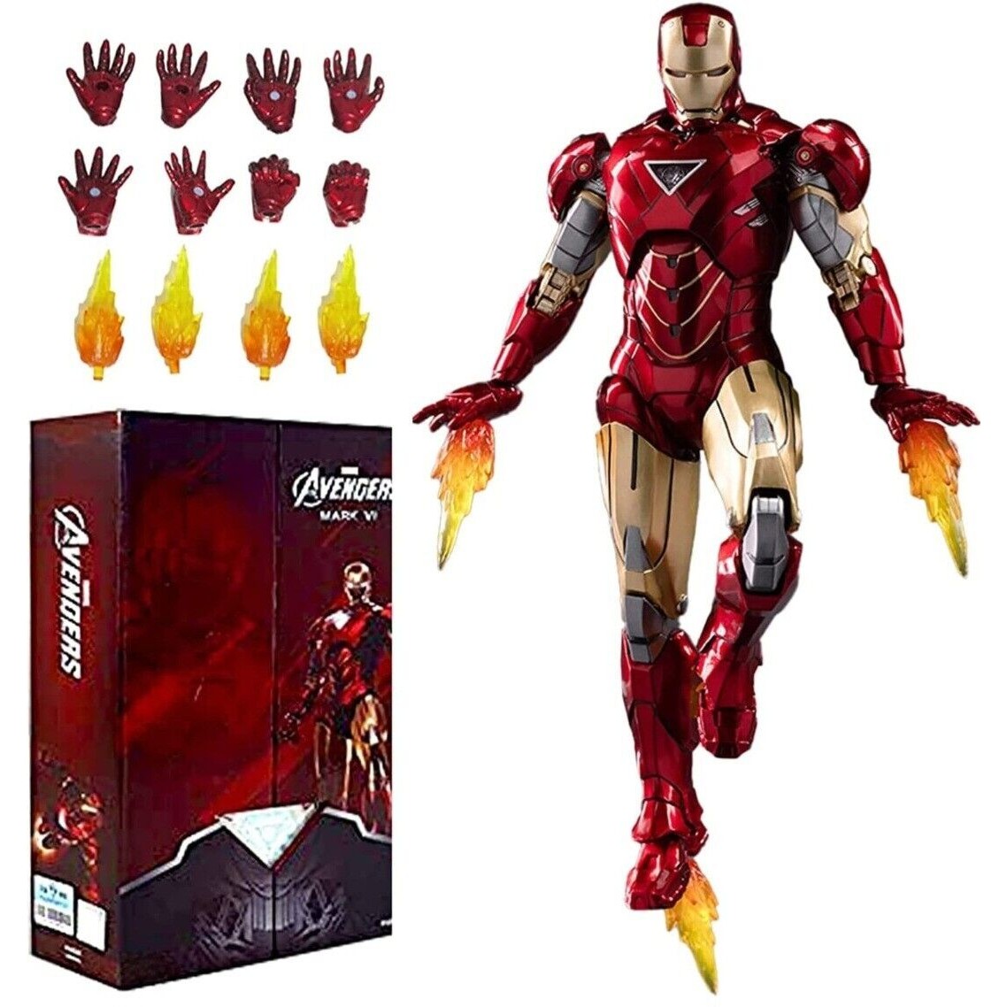 Marvel Iron Man MK6 Action Figure By ZD Toys - Medaid International