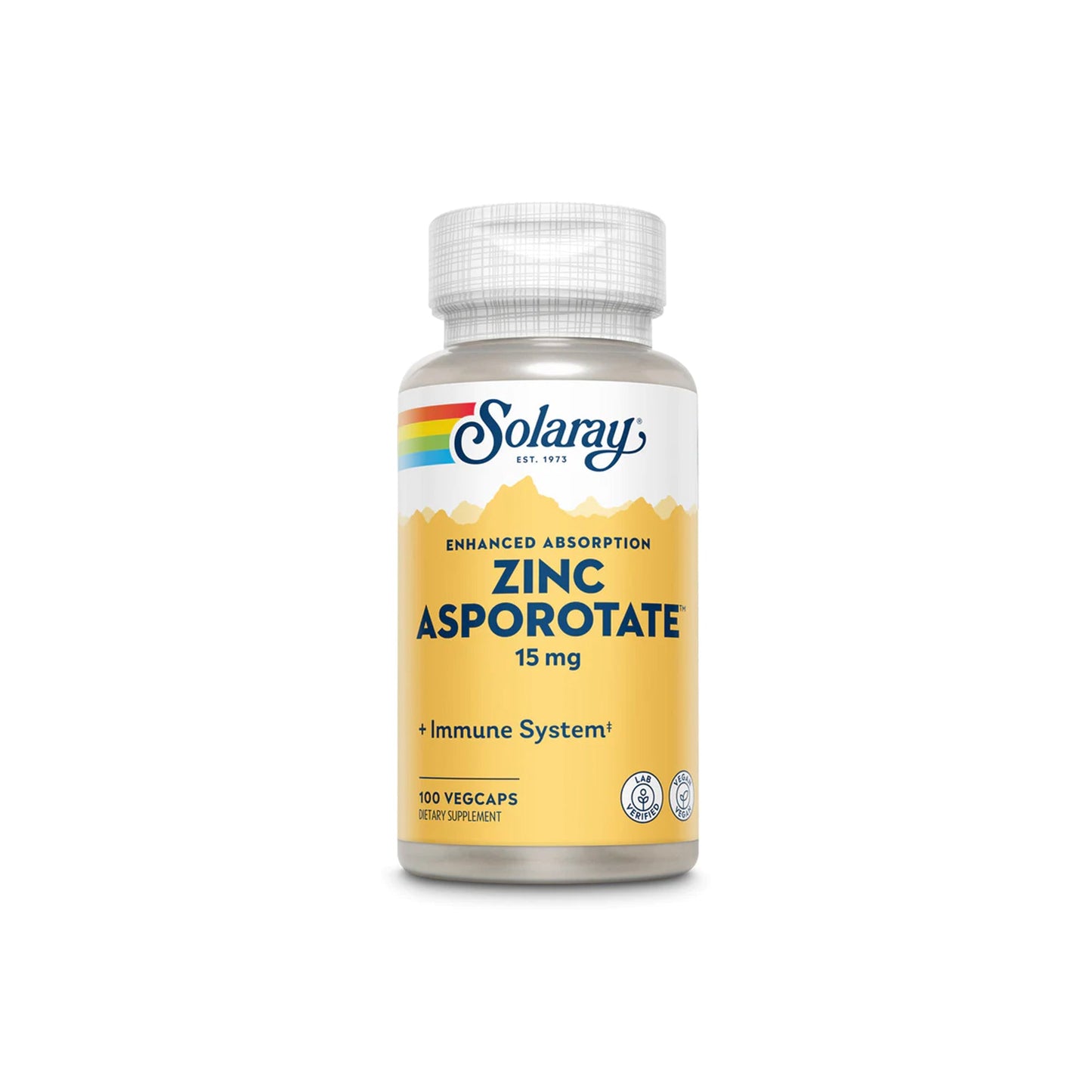 SOLARAY ZINC ASPOROTATE 15mg - Medaid International