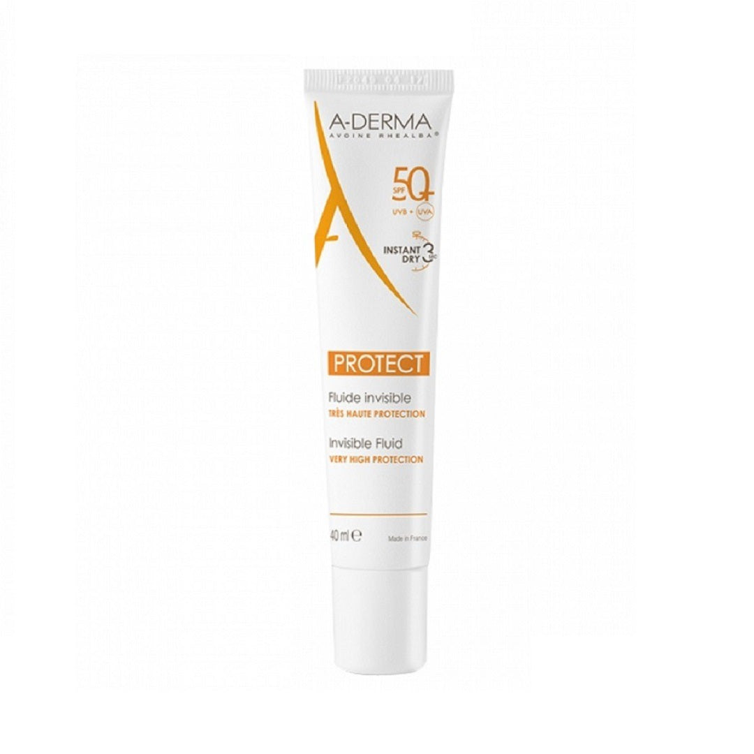 A-Derma Protect Fluid Invisible SPF 50+ 40ml - Medaid