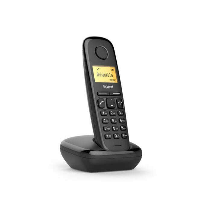 Cordless Phone, Black - Medaid International