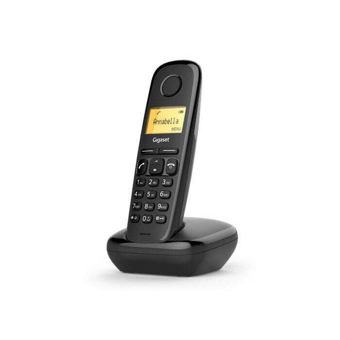 Cordless Phone, Black - Medaid International