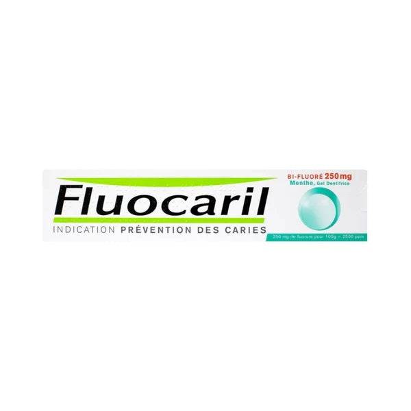 Fluocaril Bi-fluore 250 mg – Mint Toothpaste Gel 75 ml - Medaid International