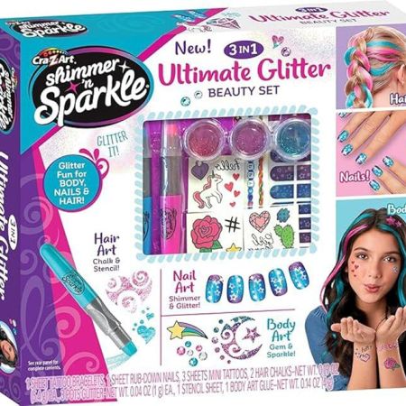 3 in 1 Ultimate Glitter Beauty Set 8+ Years - Medaid International