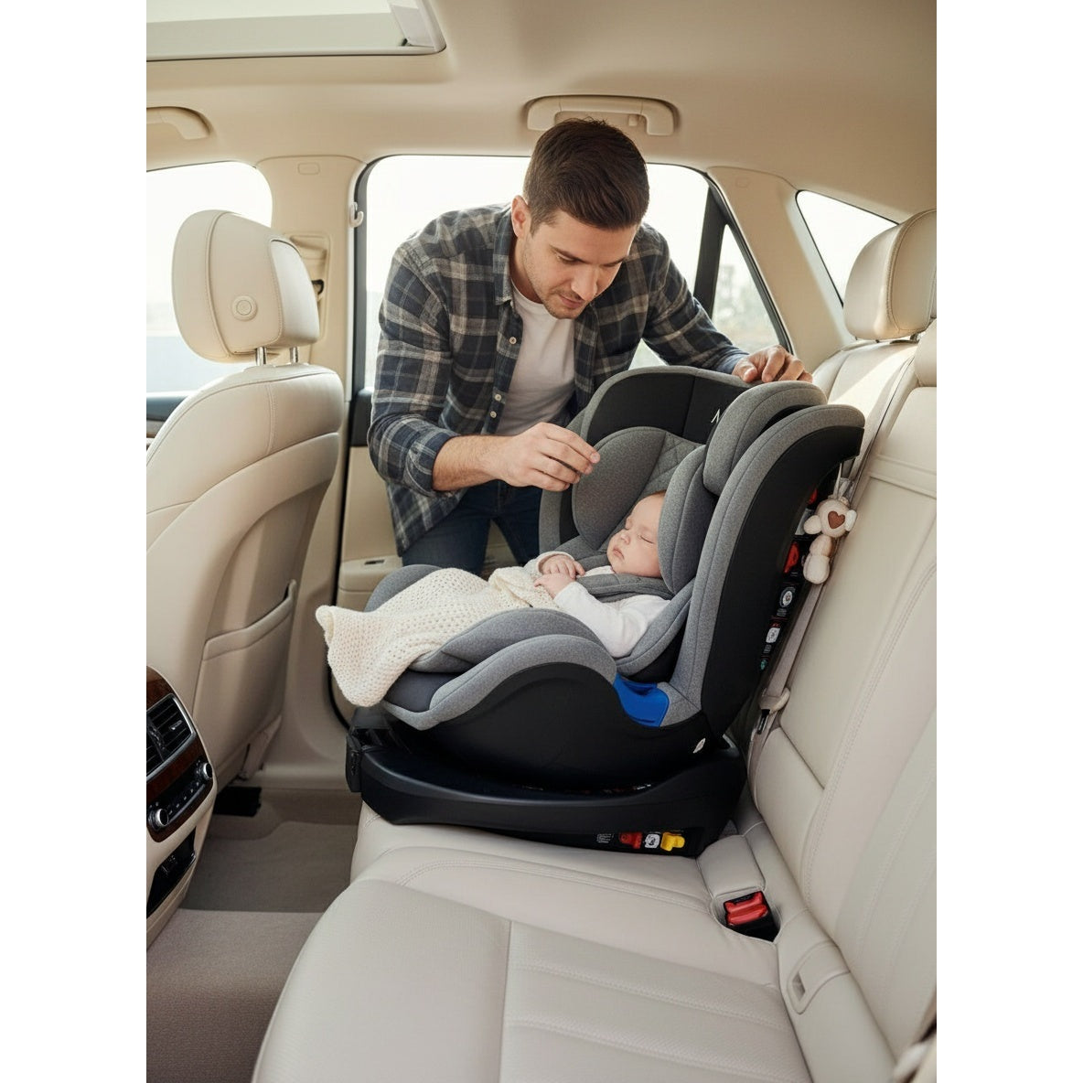Miila Black Magic Car Seat 360° Rotating Convertible