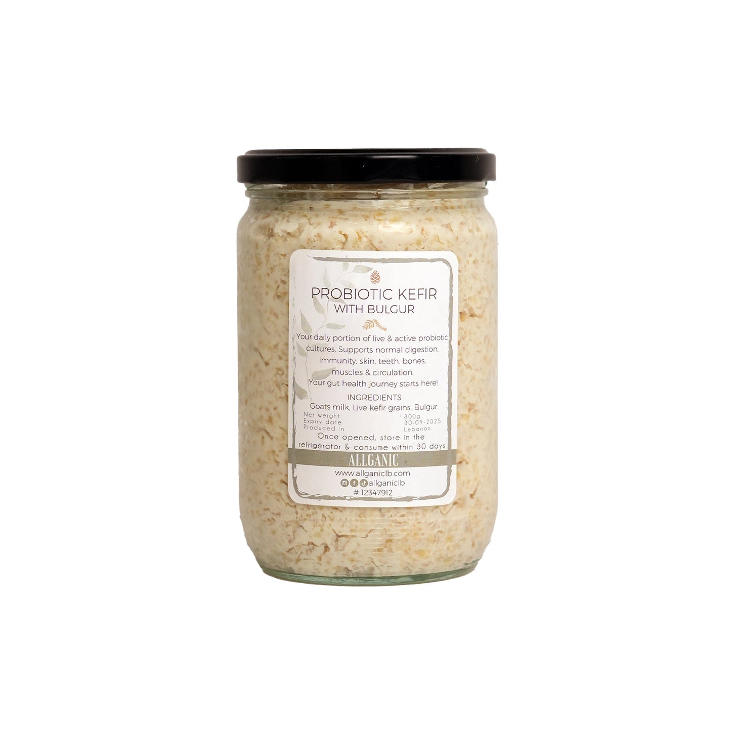 ALLGANIC NATURAL PROBIOTIC KEFIR WITH BULGUR - Medaid International