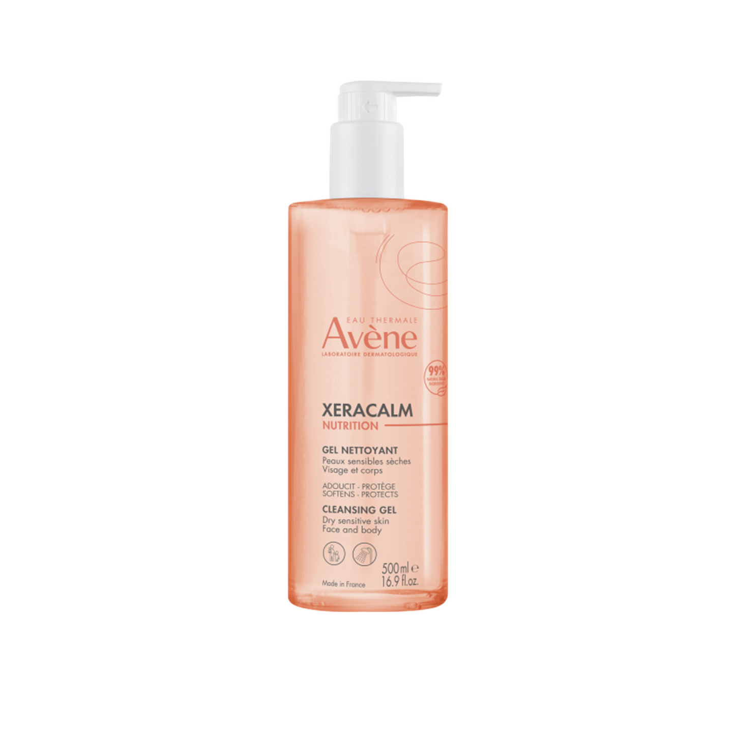 Avene XeraCalm Nutrition Cleansing Gel 500ml - Medaid International
