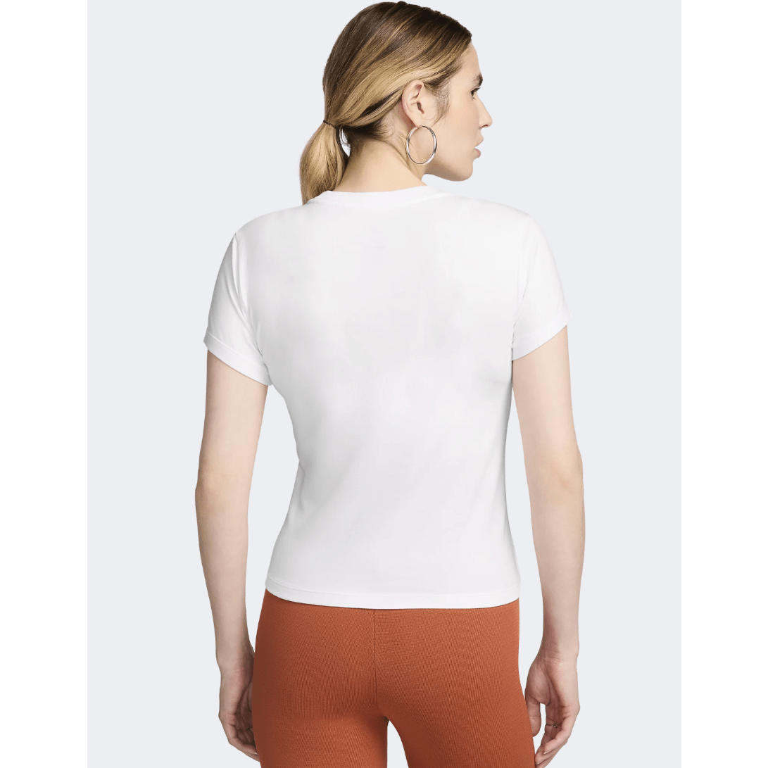 Nike Sportswear Chill Knit Women Lifestyle T-Shirt White/Black - Medaid International