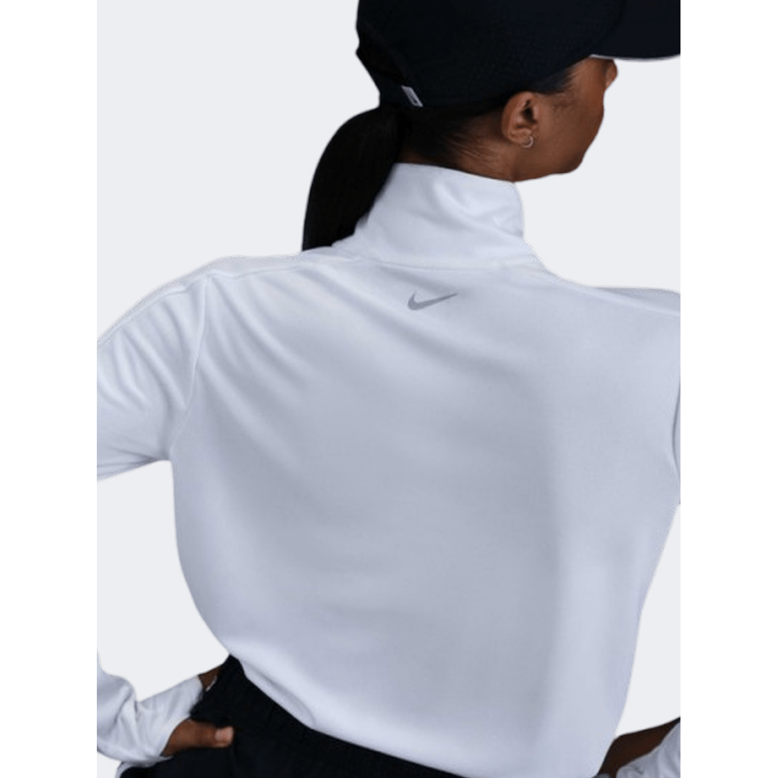 Nike Swoosh Women Running Long Sleeve White - Medaid International