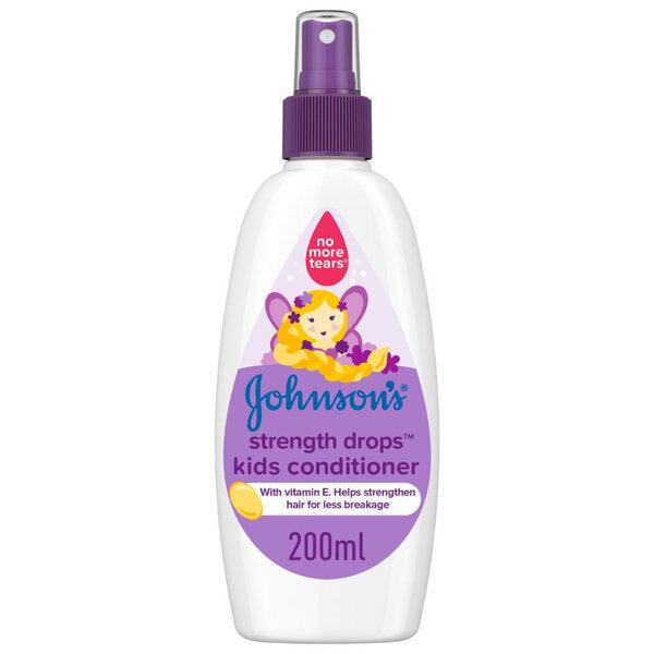 Johnson's Conditioner Spray Strength Drops Kids - 200 ml - Medaid International