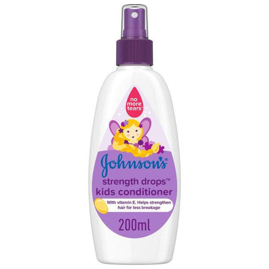Johnson's Conditioner Spray Strength Drops Kids - 200 ml - Medaid International