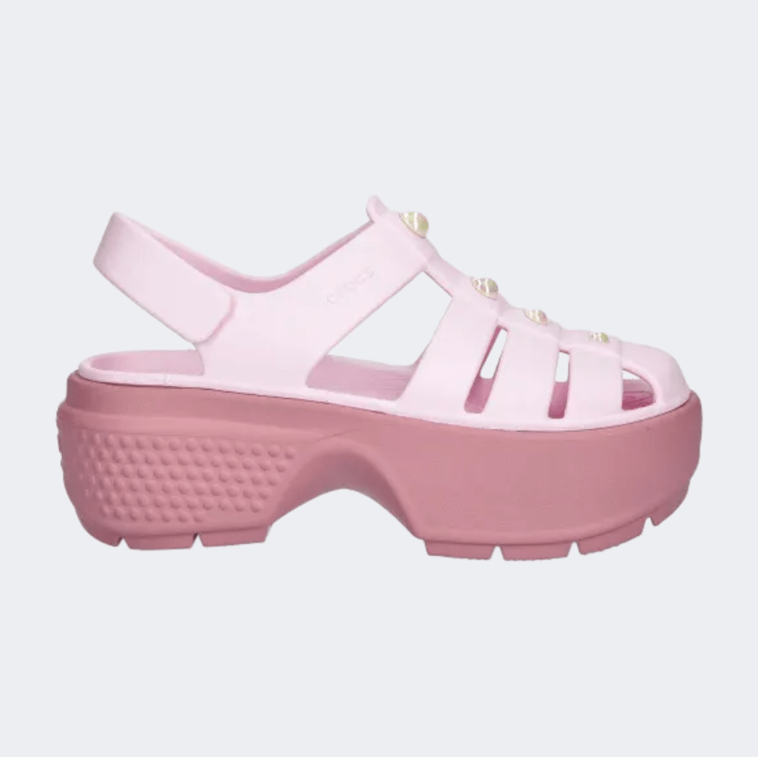 Crocs Stomp Fisherman Pearl Unisex Lifestyle Sandal Pink - Medaid International