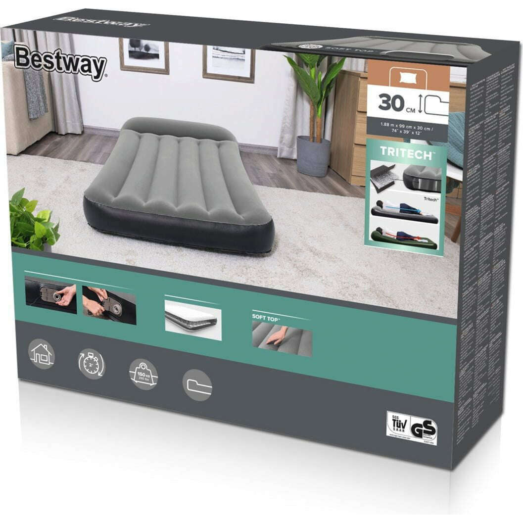 TriTech‚Ñ¢ Single Air Mattress With Integrated Electric Pump - Medaid International