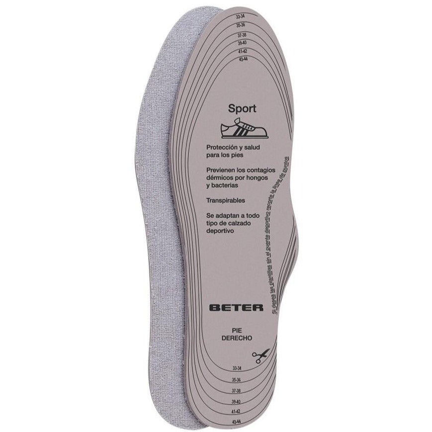 Beter Antibacterium Insoles, Multi-Size 08102 - Medaid International