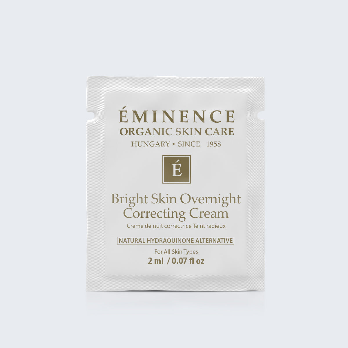 Eminence Organics Bright Skin Overnight Correcting Cream Card Sample - Medaid