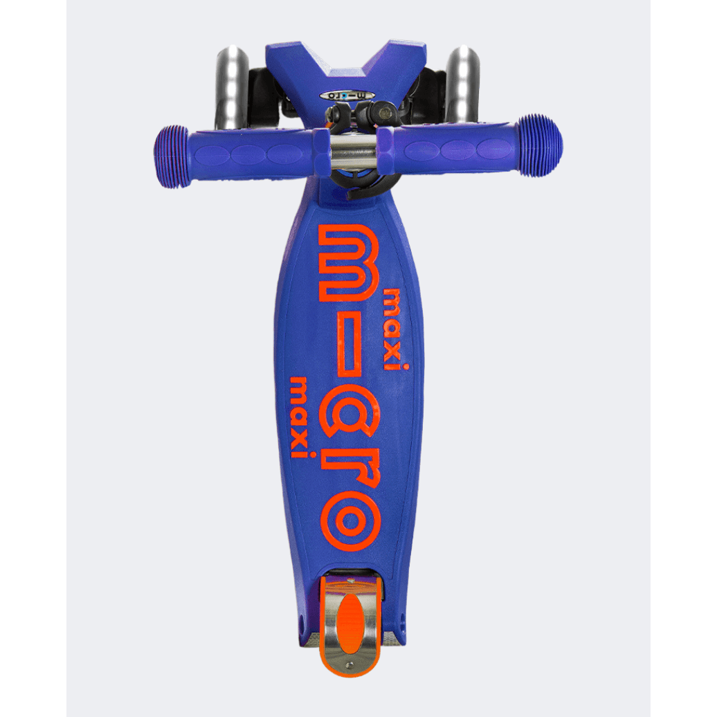 Micro Maxi Deluxe Kids Skating Scooter Blue/Orange - Medaid International