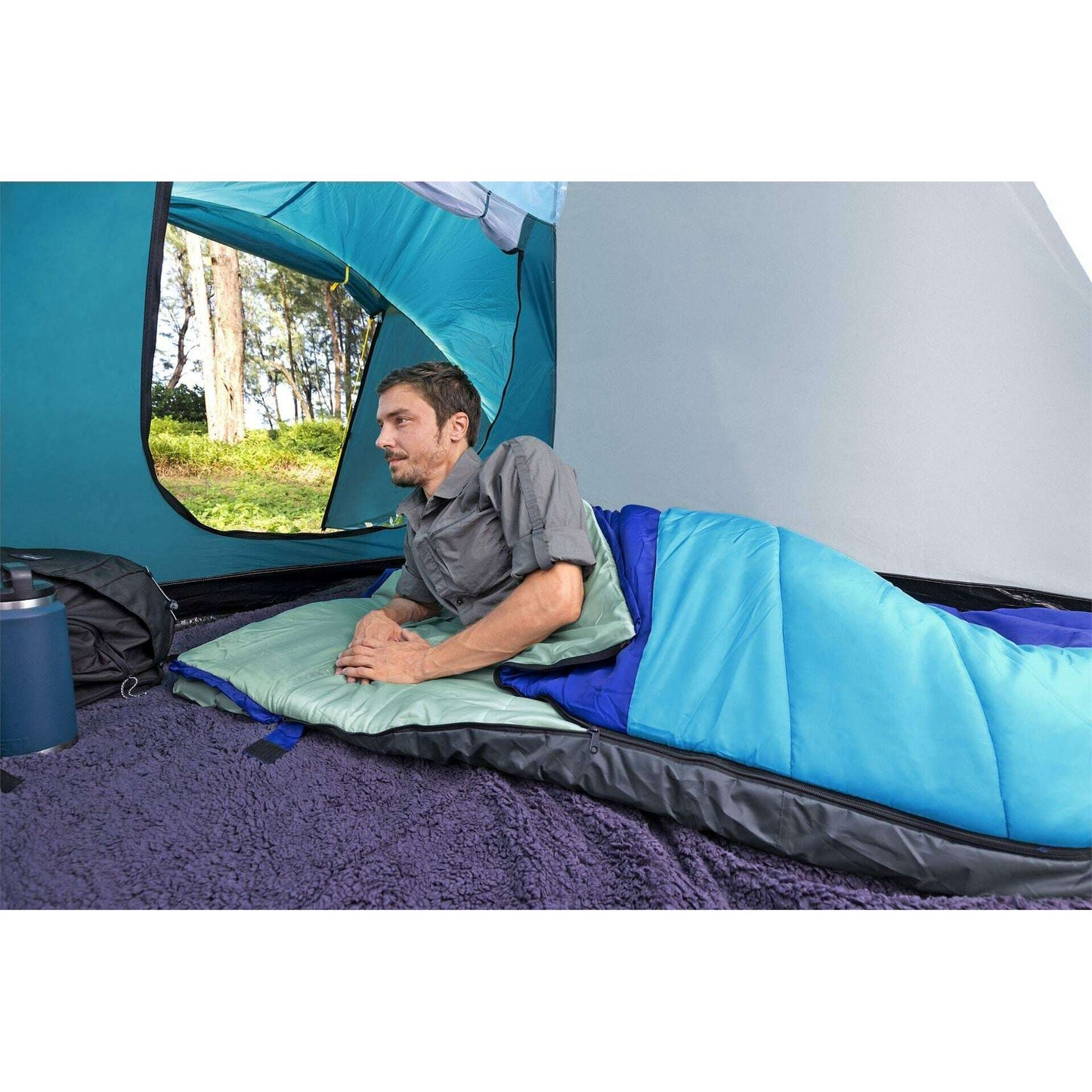 WanderLite 2-in-1 Sleeping Bag & Air Pad 203x75x9cm - Medaid International
