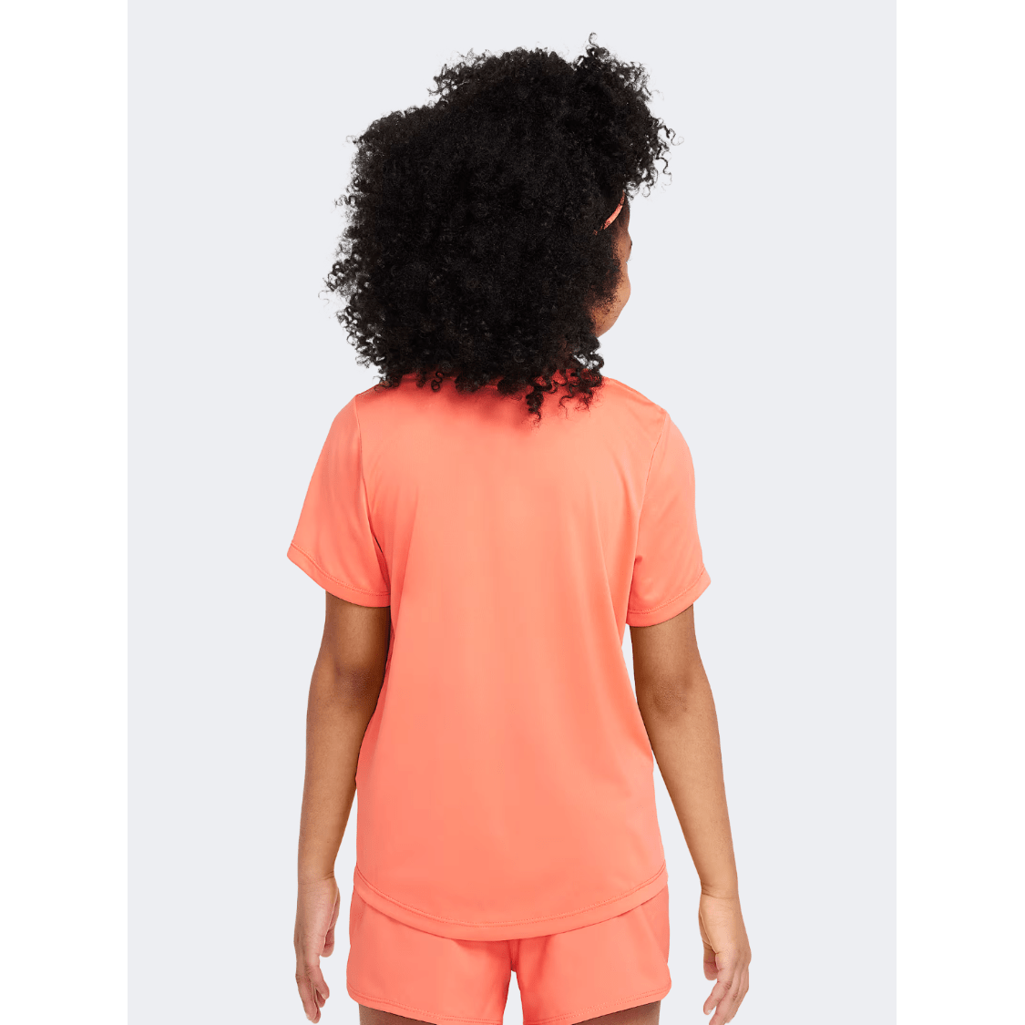 Nike One Fitted Girls Training T-Shirt Magic Ember - Medaid International