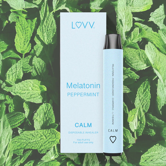Calm Melatonin Non-Nicotine Disposable Vitamin Vape - LUVV Air - Medaid International