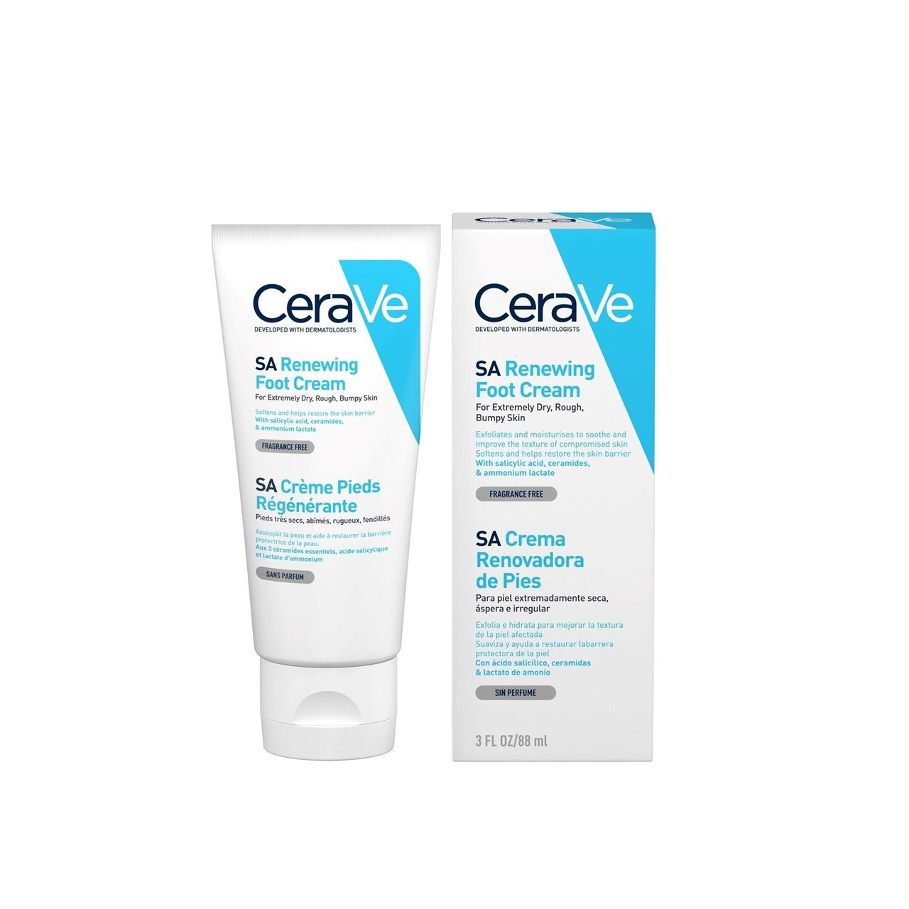 CeraVe SA Renewing Foot Cream - Medaid