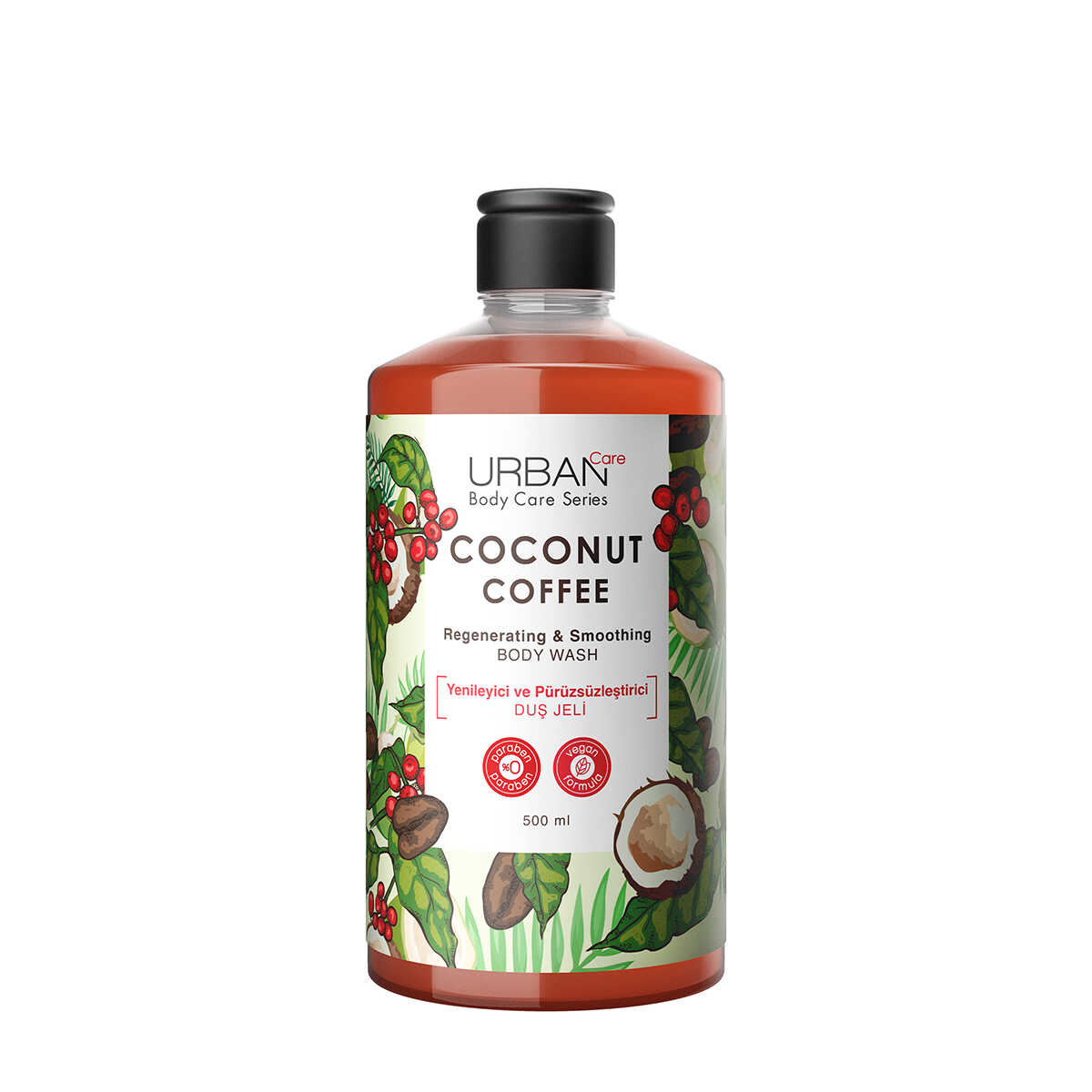 Urban Care Coconut Coffee Body Wash 500ML - Medaid International