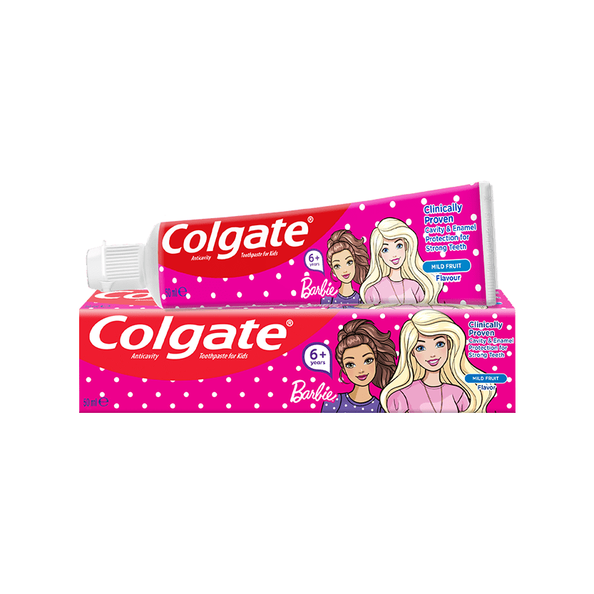 Colgate kids Barbie Toothpaste 50ml - Medaid - Lebanon