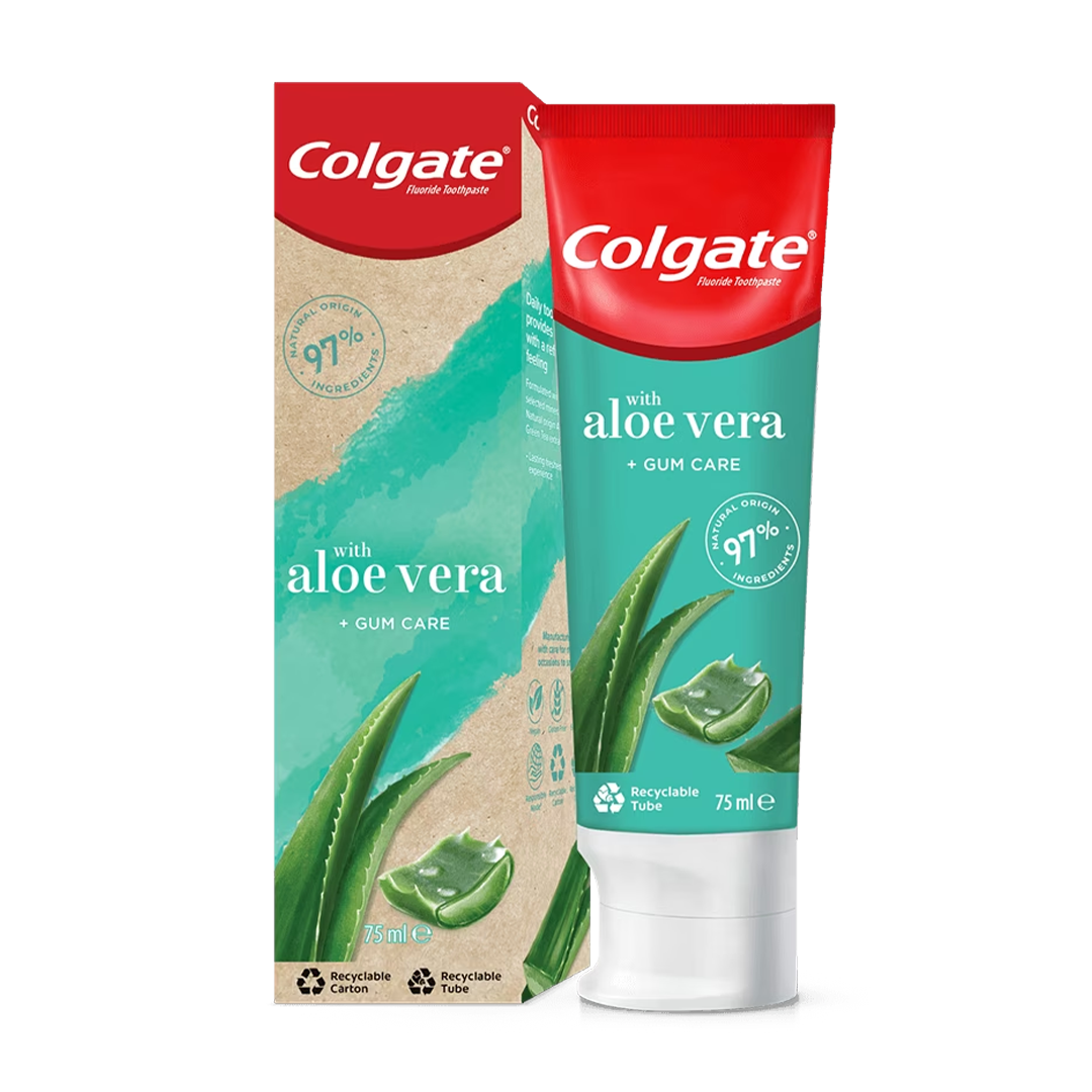 Colgate Natural Extracts With Aloe Vera + Gum Care Toothpaste - 75ml - Medaid International