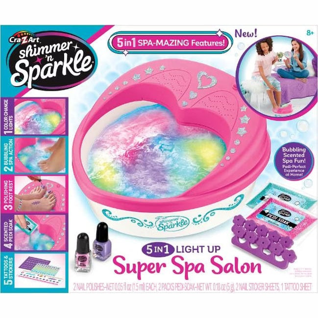 Shimmer N Sparkle - 5 in 1 Light Up SPA Salon - Medaid International