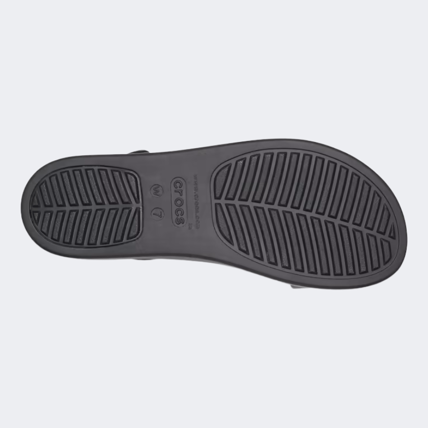 Crocs Brooklyn Low Wedge Women Lifestyle Sandal Black - Medaid International