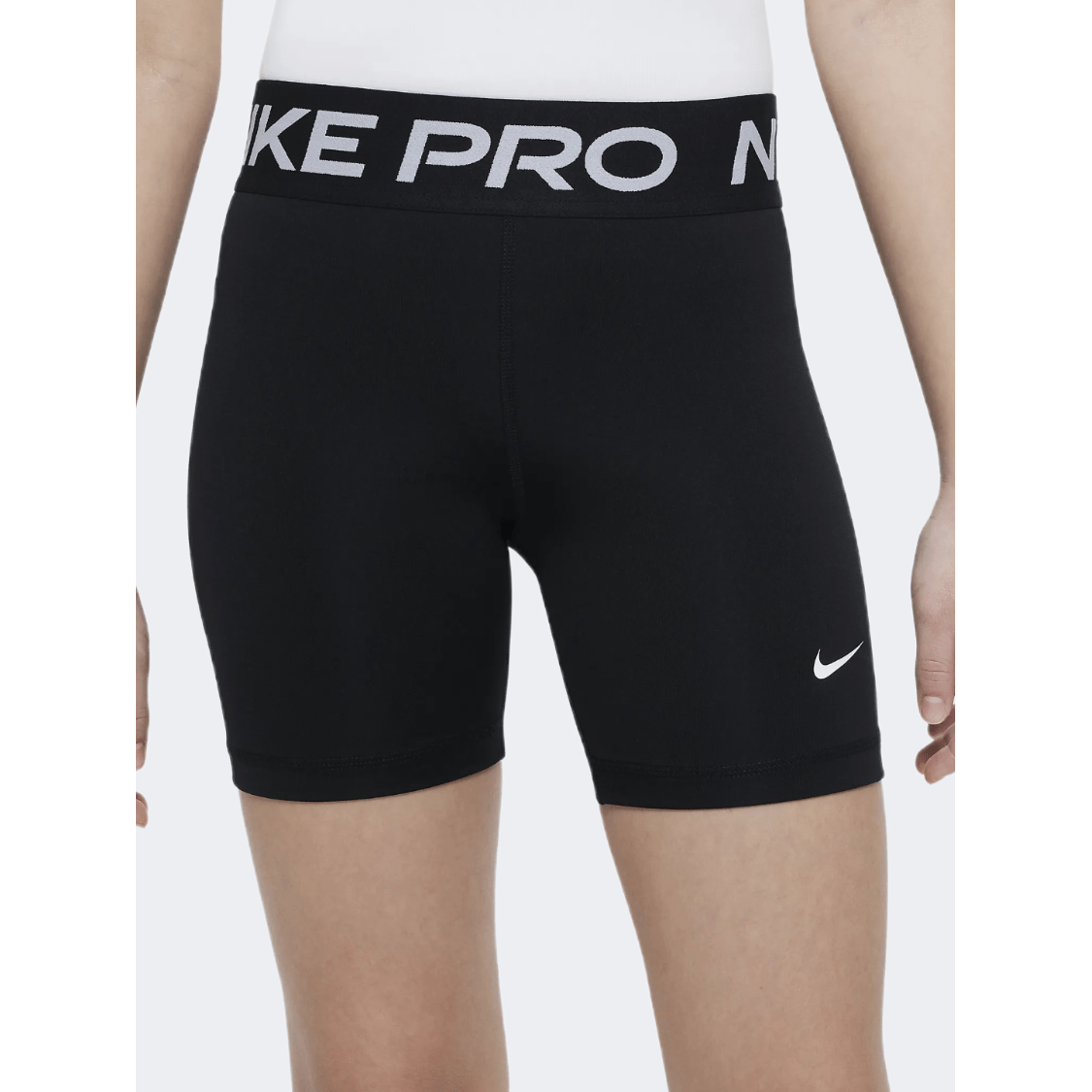 Nike Pro Df 5 Inch Girls Lifestyle Short Black/White - Medaid International