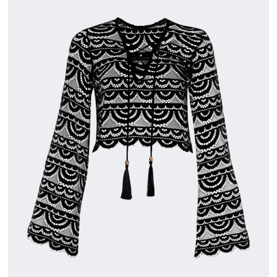 Pq Swim Midnight Noah Top Women Beach Shirt Black - Medaid International