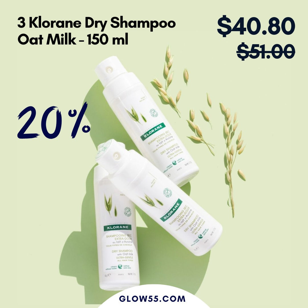 Klorane Oat Milk Dry Shampoo Bundle - Medaid International