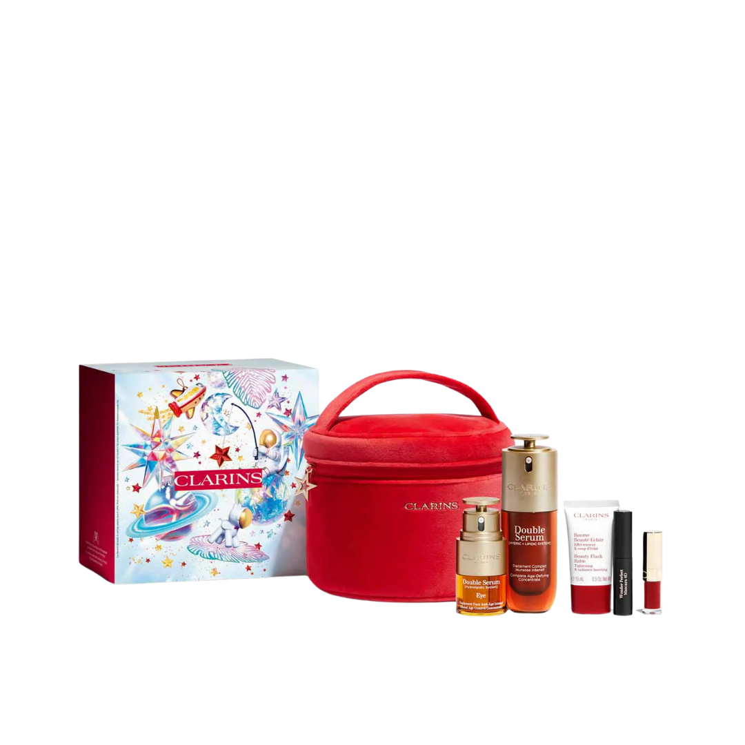 Clarins Double Serum 30ml And Double Serum Eyes Christmas Set - Medaid International
