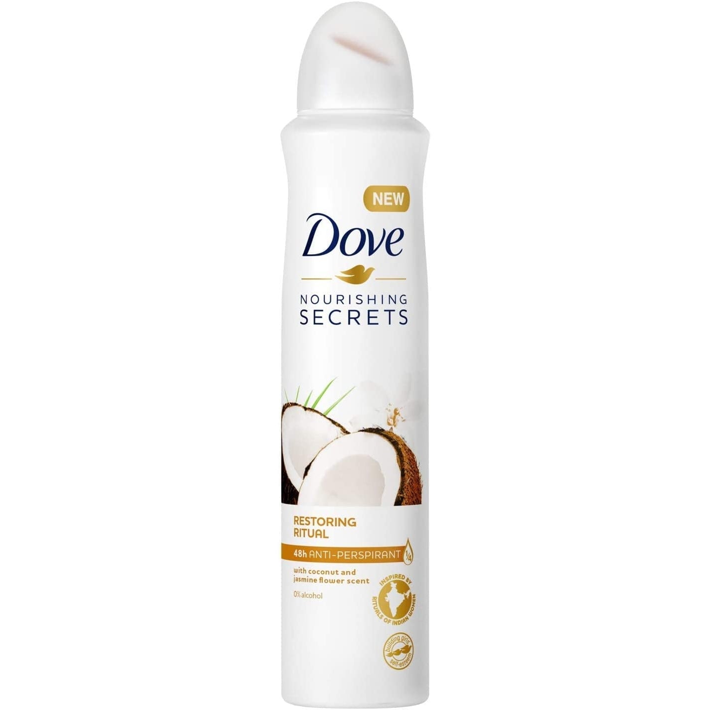 Dove Antiperspirant Aerosol Coconut And Jasmine Flower 250ml - Medaid