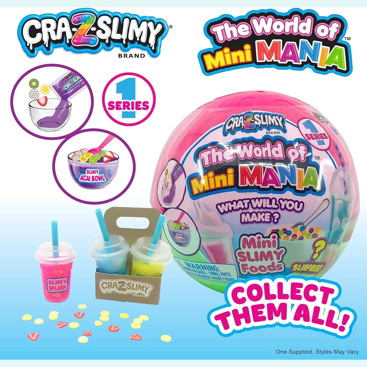 Slimy World of Mini Mania Surprise Ball - Medaid International