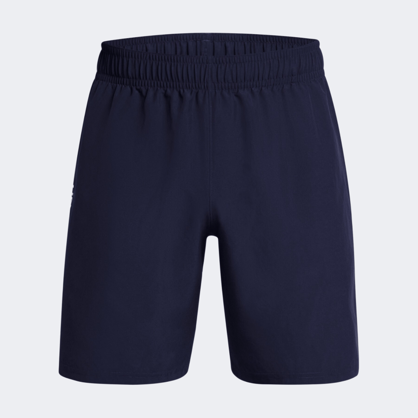 Under Armour Tech Woven Wordmark Men Training Short Midnight Navy/White - Medaid International