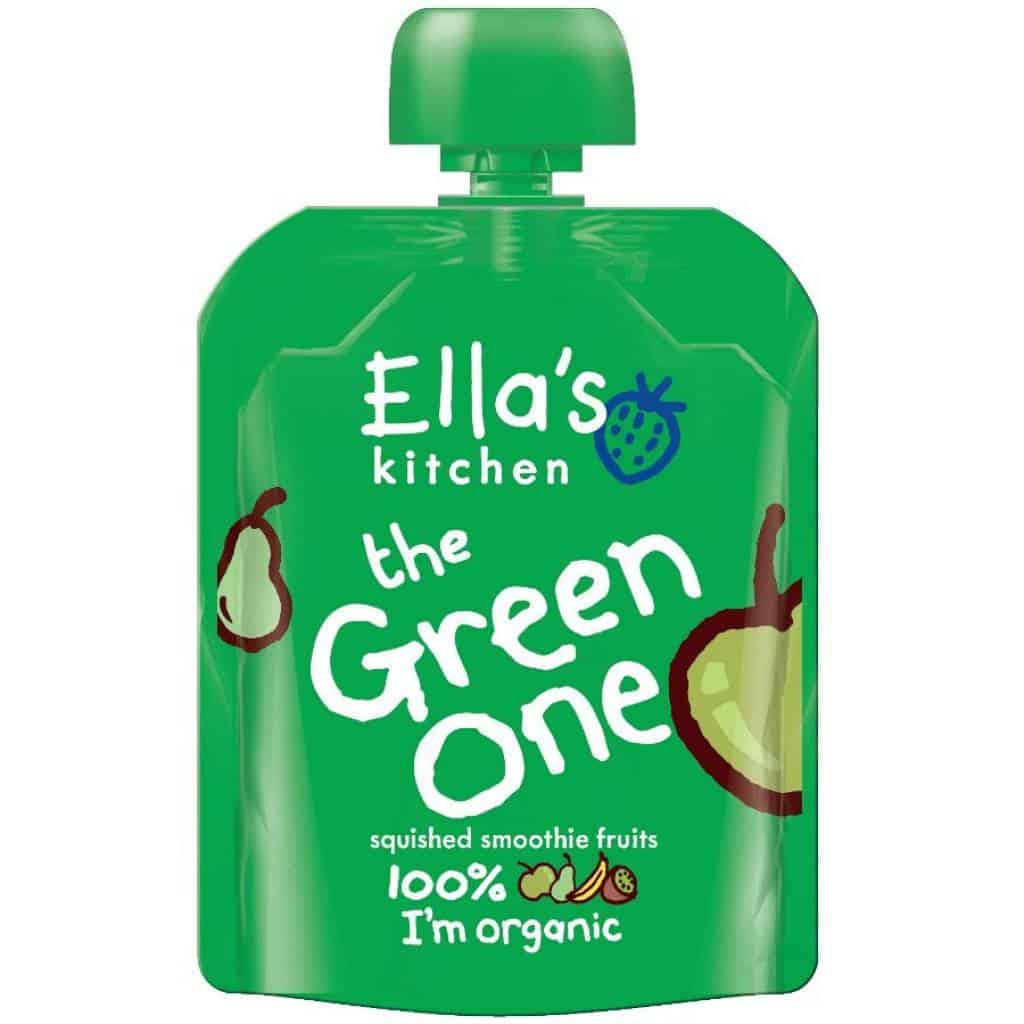 Ella's Kitchen Organic Smoothie Fruit - The Green One 5 X 90 gr - Medaid