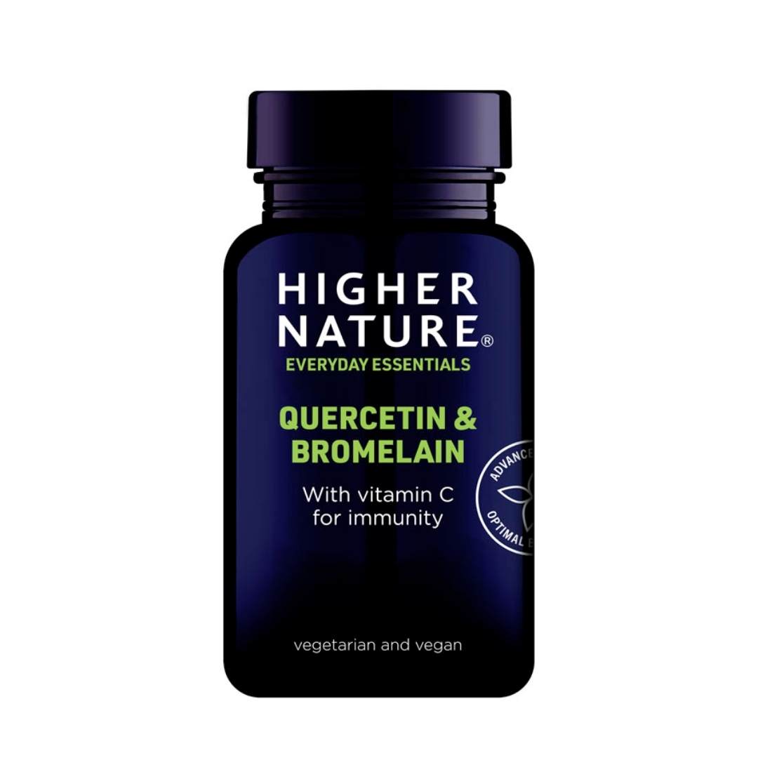 Higher Nature Quercetin & Bromelain 60 Tablets - Medaid International