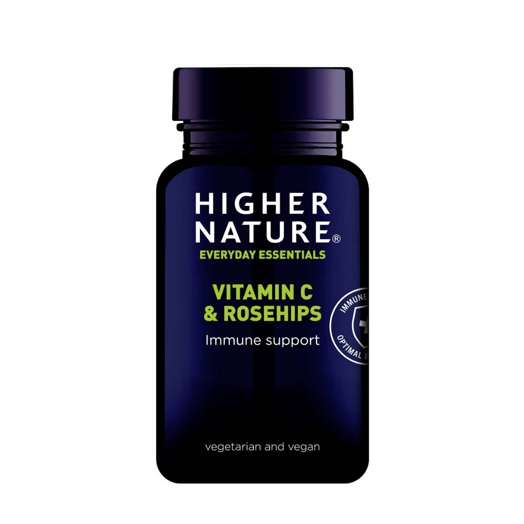 Higher Nature Vitamin C & Rosehips 90 Tablets - Medaid International