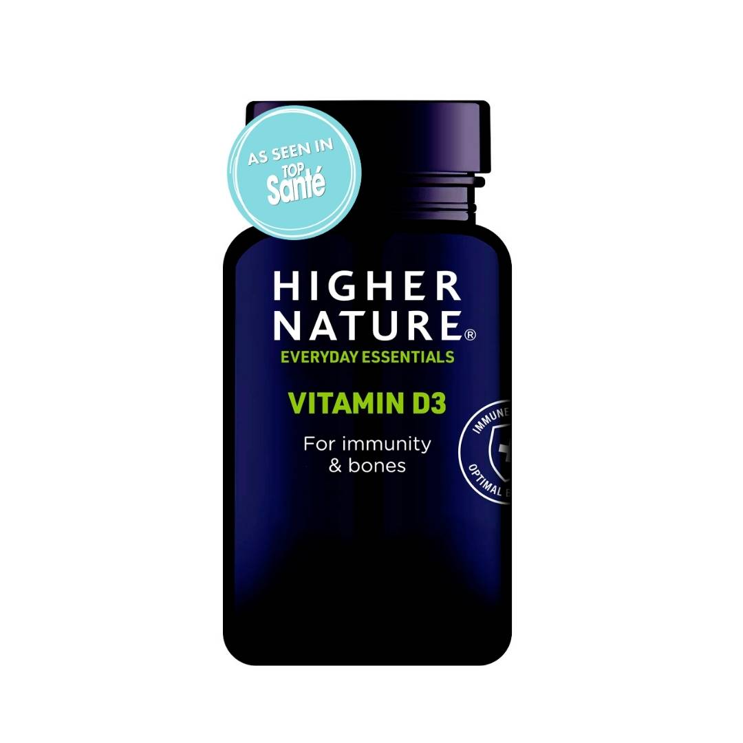 Higher Nature Vitamin D3 60 Capsules - Medaid International