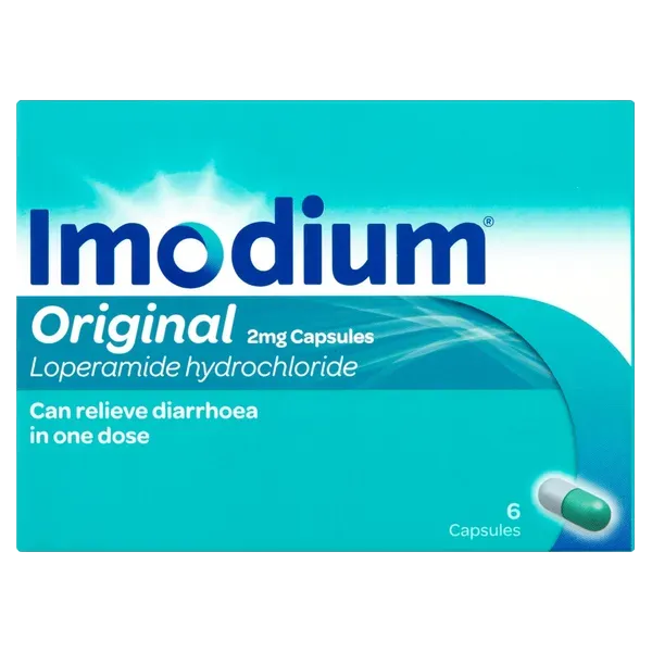 Imodium - Original 2mg 6 Capsules - Medaid