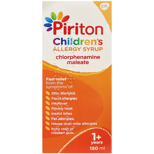 Piriton - Syrup 150ml (P) - Medaid International