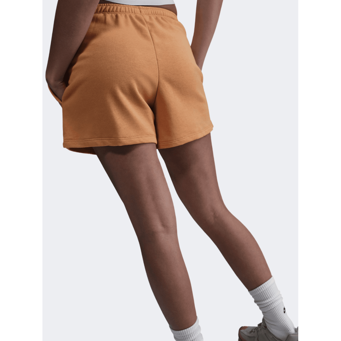 Nike Sportswear Chill French Terry Mid Rise 4 Inch Women Lifestyle Short Coppermoon - Medaid International