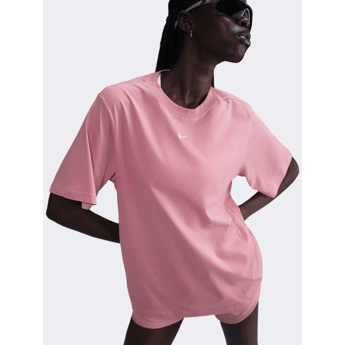 Nike Sportswear Essential Lbr Women Lifestyle T-Shirt Elemental Pink - Medaid International