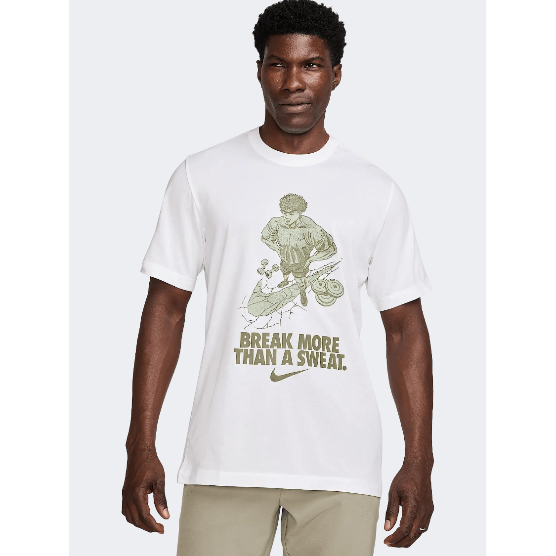 Nike Dri-Fit Men Training T-Shirt White - Medaid International
