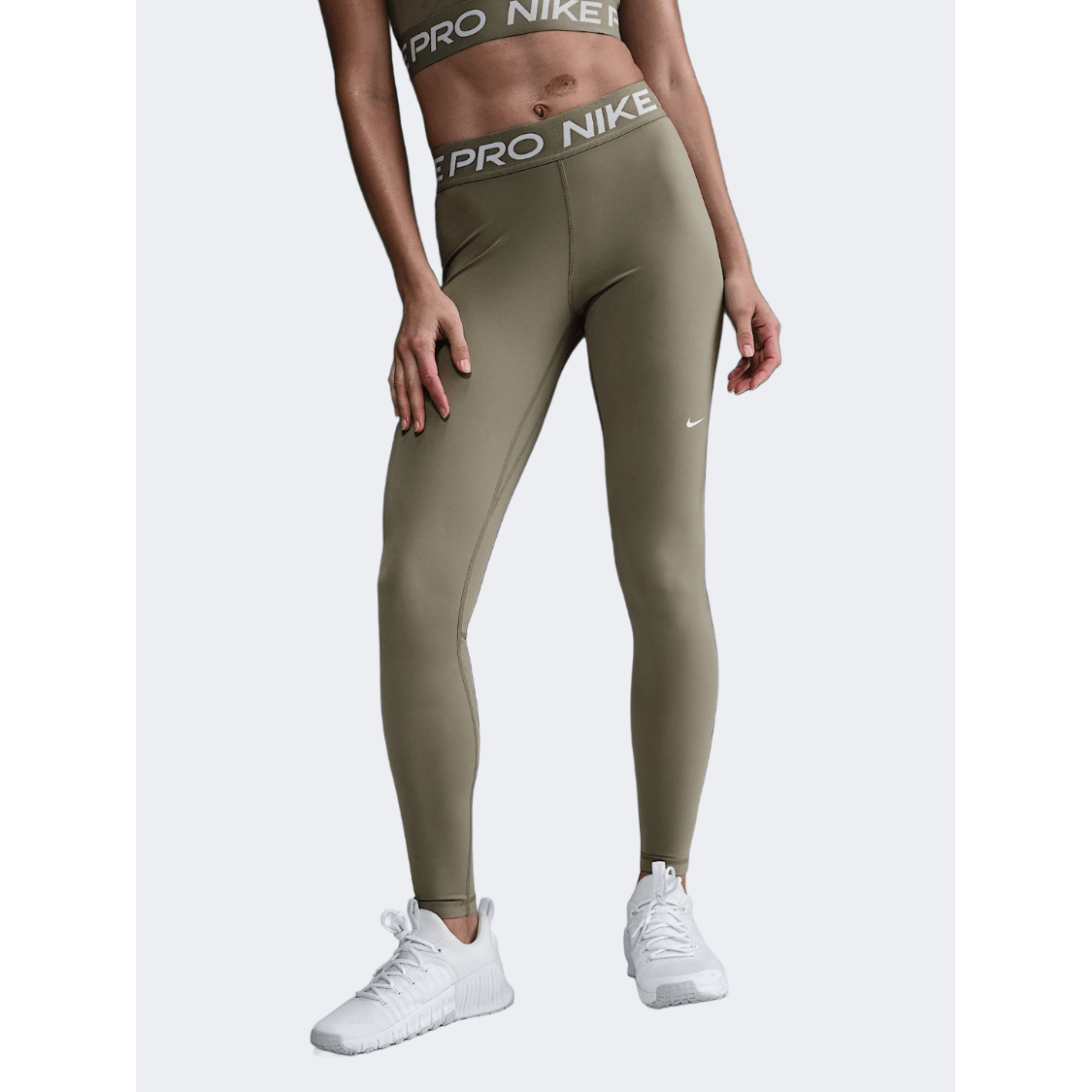 Nike Pro 365 Women Training Tight Light Army/White - Medaid International