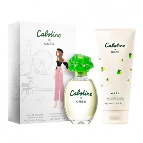 Cabotine De Gres Femme Gift Set Eau De Toilette 100ML+ Perfumed Body Lotion 200 ML - Medaid