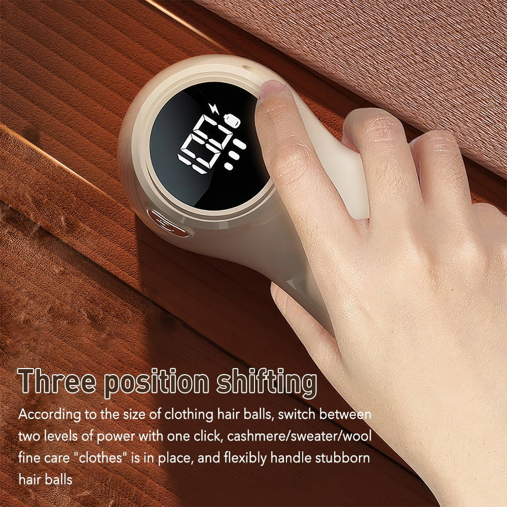 Fabric Shaver, Lint Remover with LED Digital Display - Medaid International