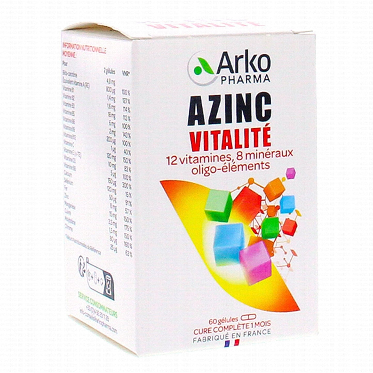 Arkopharma Azinc Vitalite - Medaid
